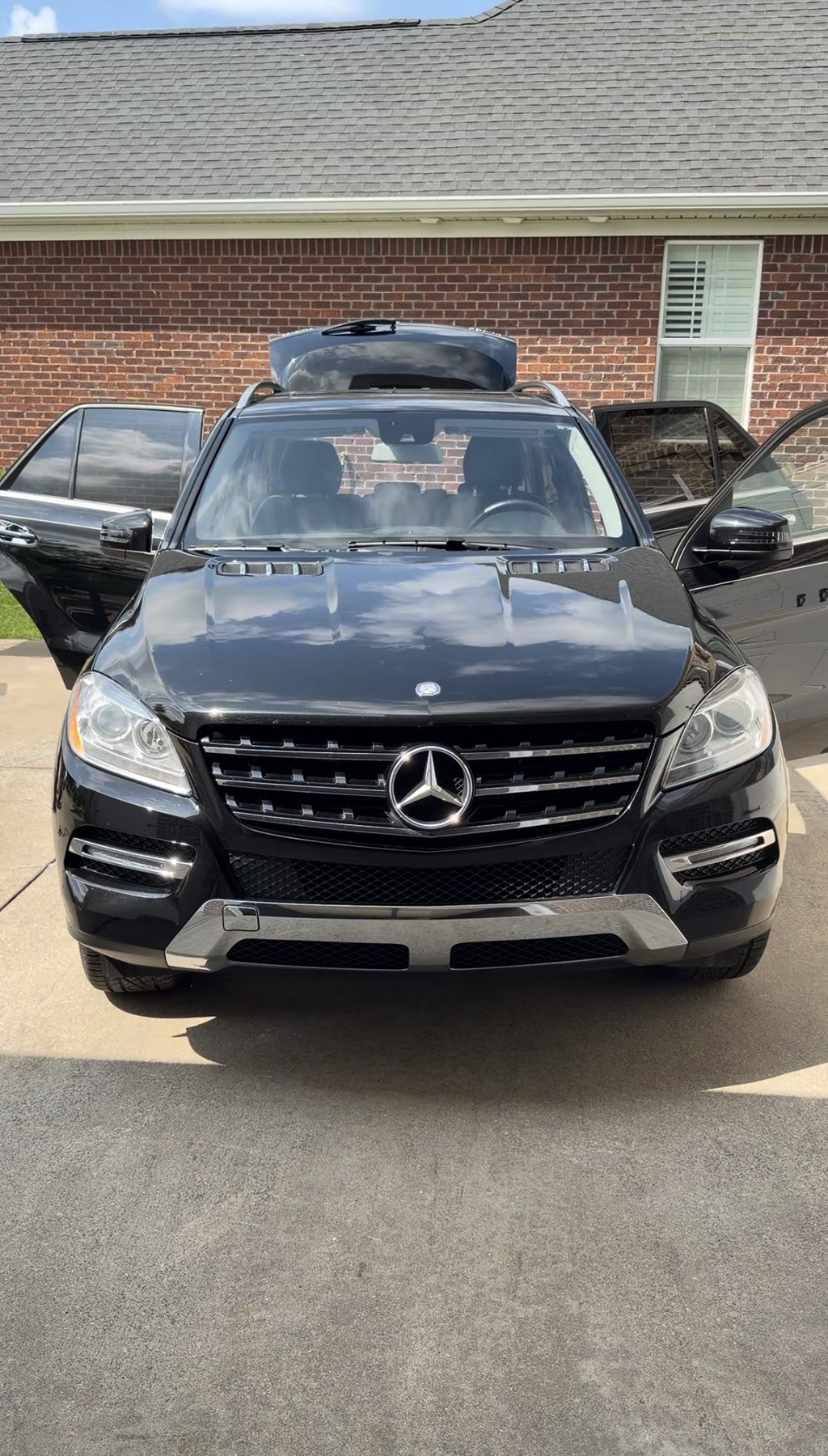 Black Mercedes Exterior